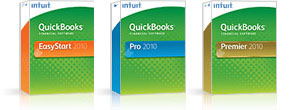 QuickBooks EasyStart, QuickBooks Pro, QuickBooks Premier - Compare All 3