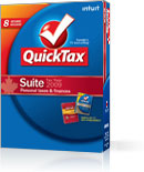 QuickTax Suite = QuickTax Platinum + Quicken Home & Business 2010