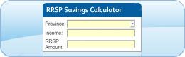 Canada RRSP Calculator
