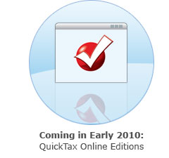 Coming in Early 2010: QuickTax Online Editions