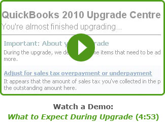 QuickBooks Upgrade - Watch the Upgrader Demo