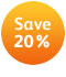 Save 20%